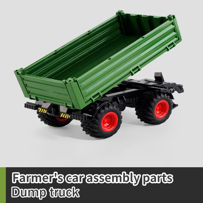 RC Farm Car Tractors Trailer 2.4G Rádio Controlado Carros Simulador de Fazenda Caminhão Miniatura Fazendeiro Animal Modelo Brinquedos Crianças Menino