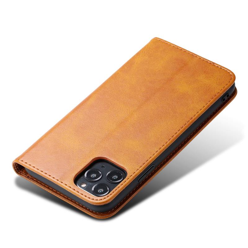 EUCAGR Luxury Leather Flip Phone Case For iPhone 15 14 13 12 11 Pro Max Plus Mini SE3 XS Max XR Wallet Cover With Card Slot