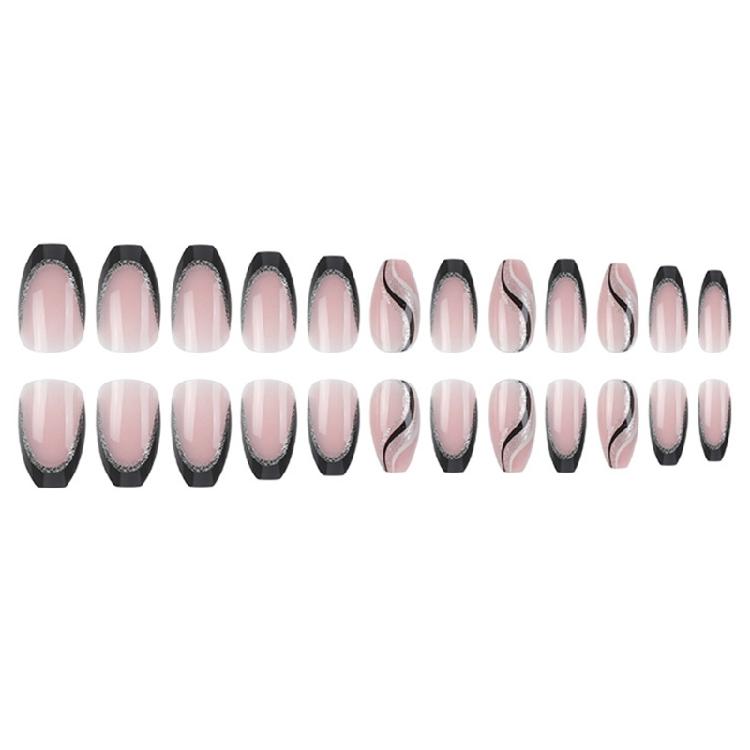 Square Nails Detachable Press On Nails French Artificial Nails False Nails