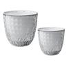 Yousheng Self Watering Flowerpot Visible Double Layer Planter with Wick Rope Self Watering Plant Pot for Indoor Plants Orchids Herbs