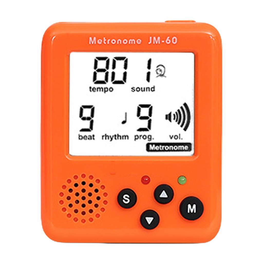 Professional Clip on LCD Digital Metronome Small Sports Running Metronome for Guitar Violin Musical Instrument Accessory