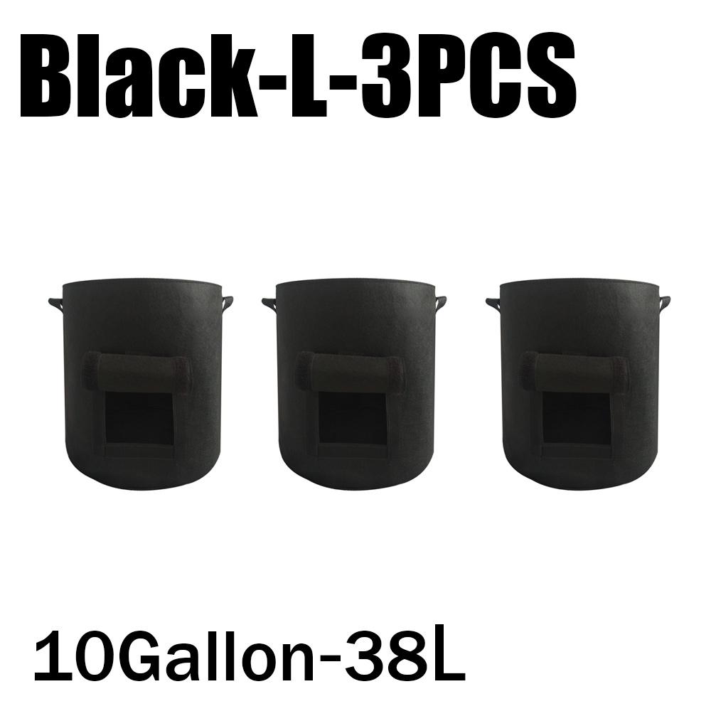 3Styles Felt Plant Grow Bags Nonwoven Fabric Garden Potato Pot Greenhouse Vegetable Growing Bags Moisturizing Vertical Tools
