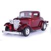 Premium American Classics 1932 Ford Coupe Black 1:24 Diecast Model Car Motormax Diecast Car Model 73251BK [Parallel Import]