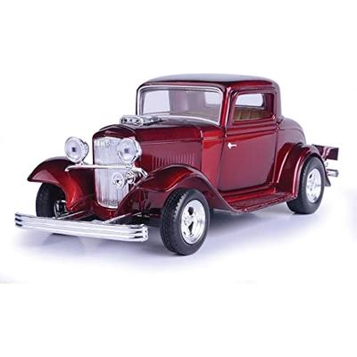 Premium American Classics 1932 Ford Coupe Black 1:24 Diecast Model Car Motormax Diecast Car Model 73251BK [Parallel Import]