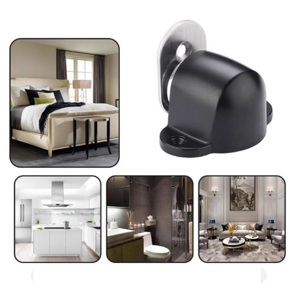 Floor-mounted Magnetic Door Stopper Strong Magnetic Door Suction Door Stop  Hardware