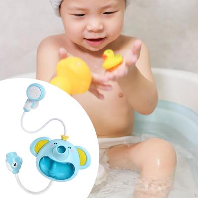 Bath Shower Bubble Toy Portable Summer Backyard Bathtub Elephant Water Sprayer for Ages 6-12