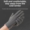 Men's and Women's Autumn/Winter Touchscreen-Compatible Thickened Outdoor Windproof Sports Gloves for Cold Protection