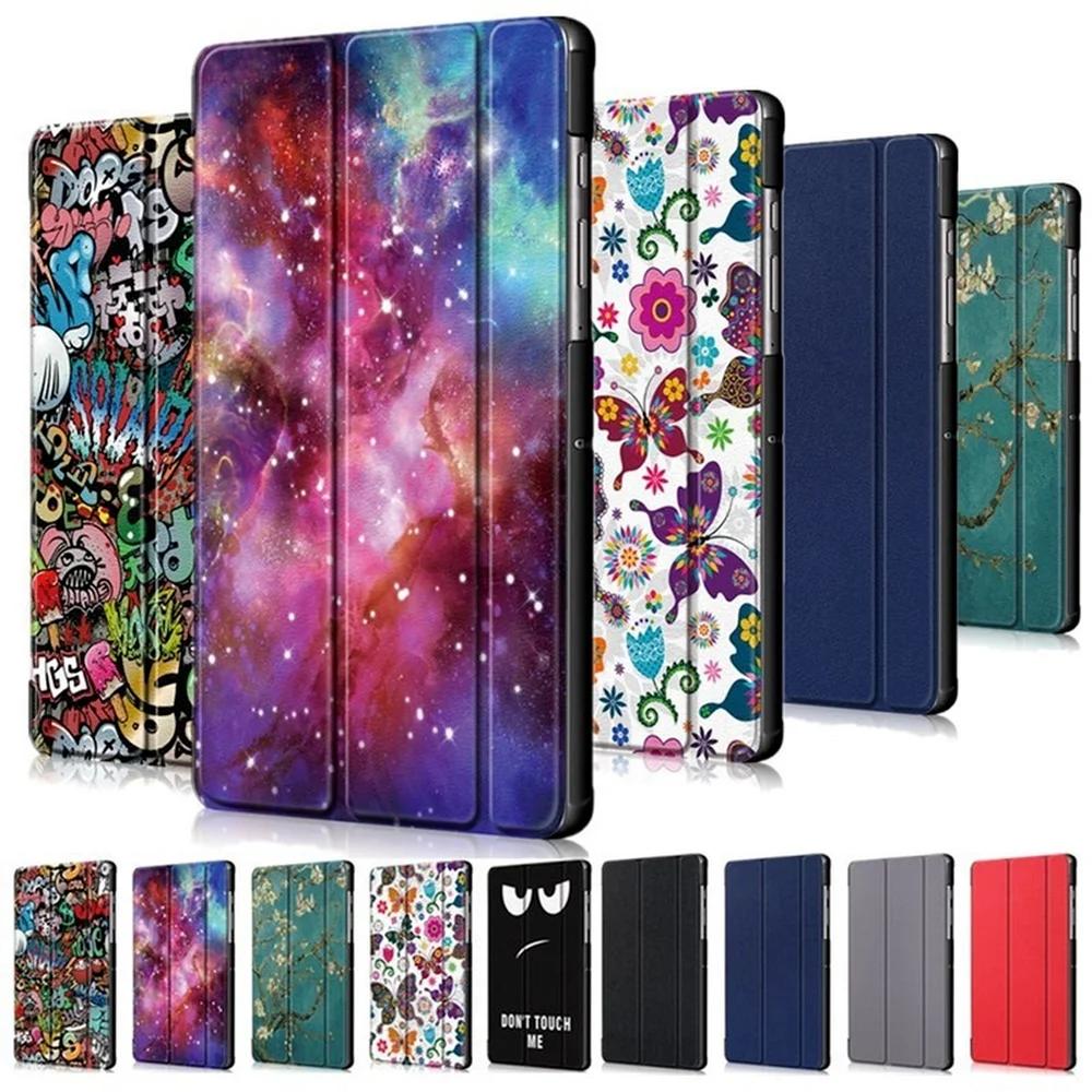For Samsung Galaxy Tab S8 S7 Plus S7 FE SM-T970 S9 12.4 Inch Magnetic Trifold Stand Cover Funda for Galaxy Tab S6 Lite Case