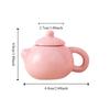 40ml Flower Porcelain Teapot Chinese Style Exquisite Mini Ceramic Teapot Ornaments Home Decoration Traditional