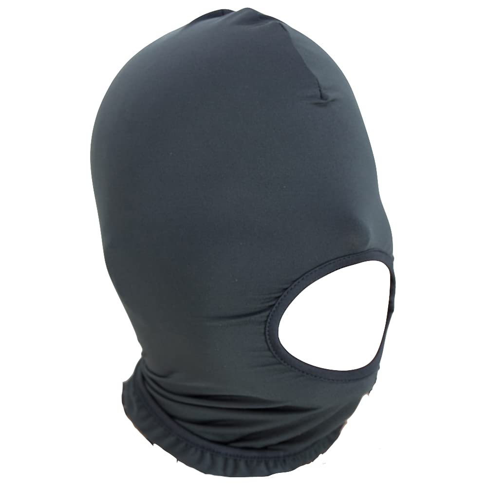 

Open Mouth Face Mask Cosplay SM Bondage Mask [trentiva] (Black)