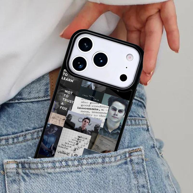 Dylan O'Brien Teen Wolf quotes soft Phone Case for iPhone 16e 15 14 13 12 17 Pro Max Plus Air 17pro Cover Coque
