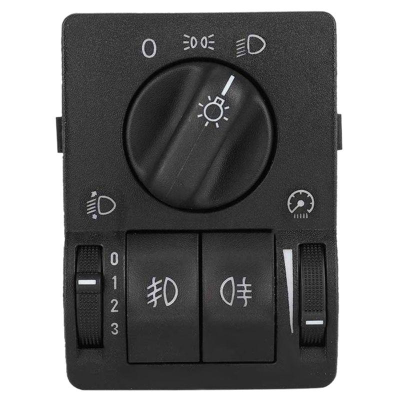 Portable Car Headlight Fog Lamp Control Switch Accessories Parts For OPEL Astra Wagon VAUXHALL 90437440