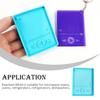 Key Rings Mold Reliable Safe Use Non-stick Silicone Mould Handmade Crafts Cake Decoration Small Pendant Household Supply
