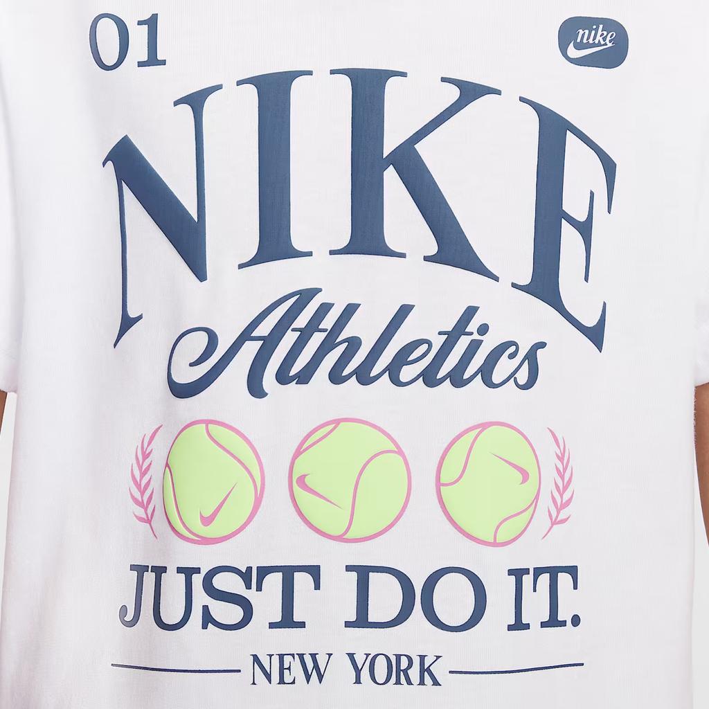 Nike Tennis Lifestyle Round Neck Short Sleeve T-Shirt Kids tops IR8106-100