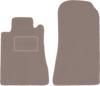 Beżowe dywaniki przednie do: Mercedes CL W140 coupe (1991-1998)