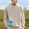 Anta Life Series Ss22 Solid Color Letter Print Hooded Sweatshirt Unisex Sweatshirt Beige 952238703-2