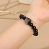 Obsidian Bead , Valentine's Day Gift Natal  Male, New Chinese Lion  Spot