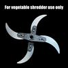 Vegetable Shredder Heavy-Duty Lawn Mower Blade Set Rust-Resistant Steel Sharp Agricultural Grass Grinder