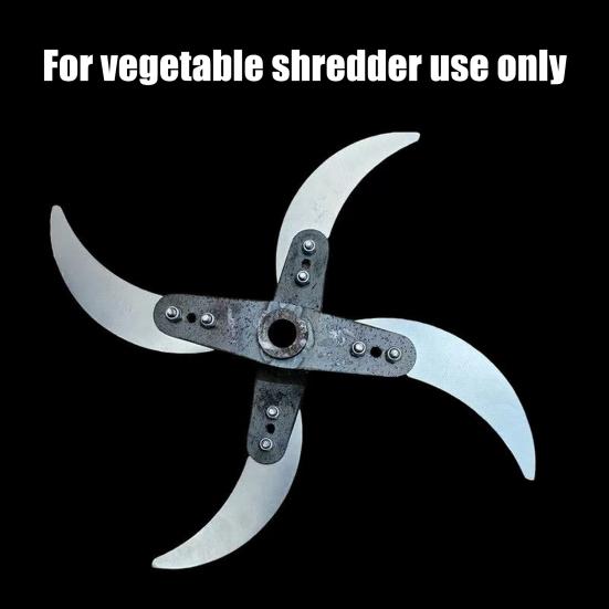 Vegetable Shredder Heavy-Duty Lawn Mower Blade Set Rust-Resistant Steel Sharp Agricultural Grass Grinder