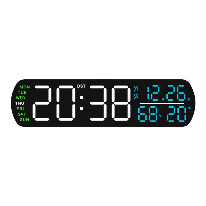 Modern Minimalist Digital Alarm Clock With Led Display For Home Office Decor