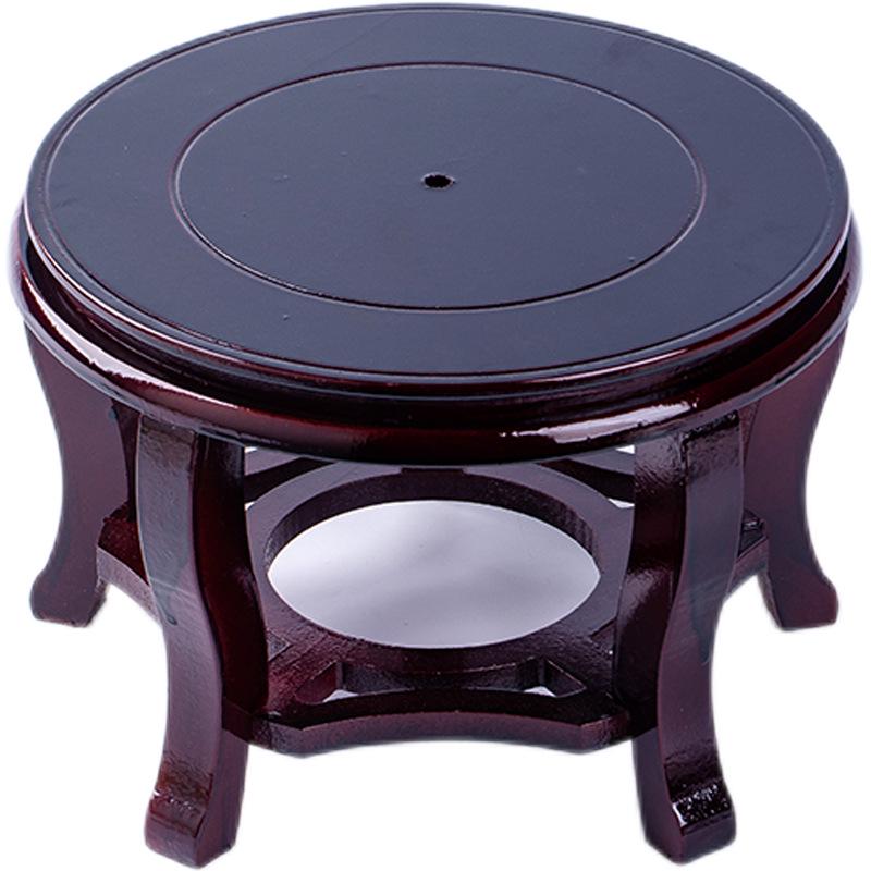 Wooden Round Base Stand for Pots and Ornaments