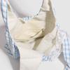 2025 New Summer New School Style Bubble Plaid Canvas Bag Fresh Shoulder Large Capacity Versatile Tote Bag Tide