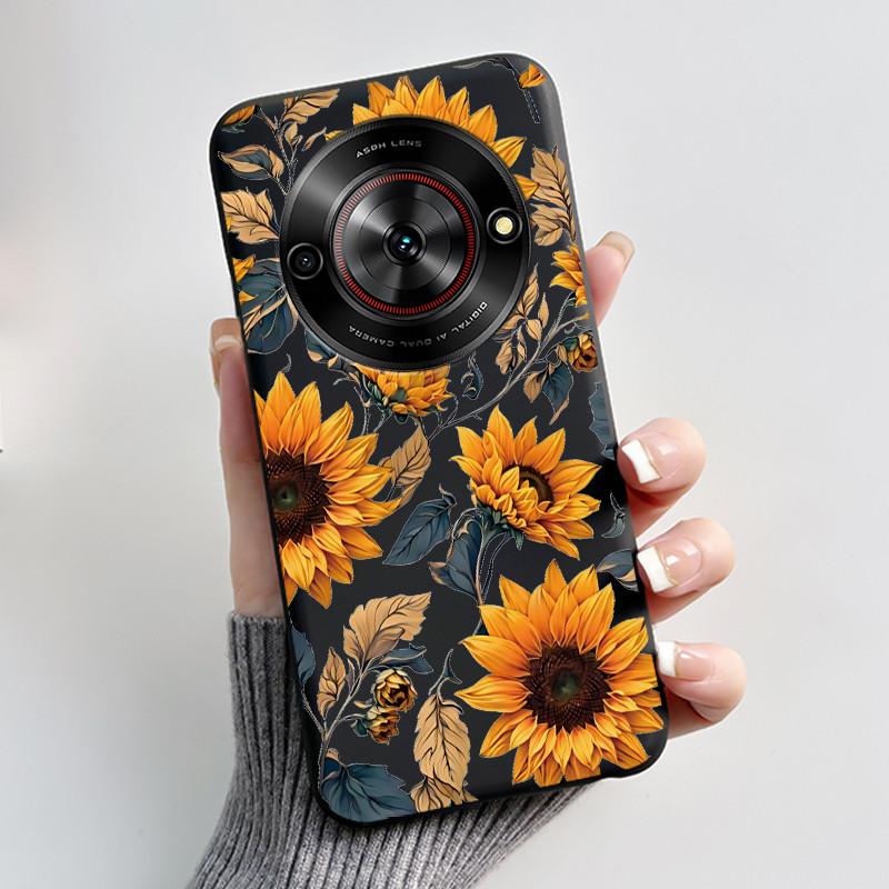Phone Casing For ZTE Blade A75 5G Z2357N Nubia Focus 5G Case Luxury Dragon Cute Cool Boys Girls Black Soft TPU Back Shell Cover