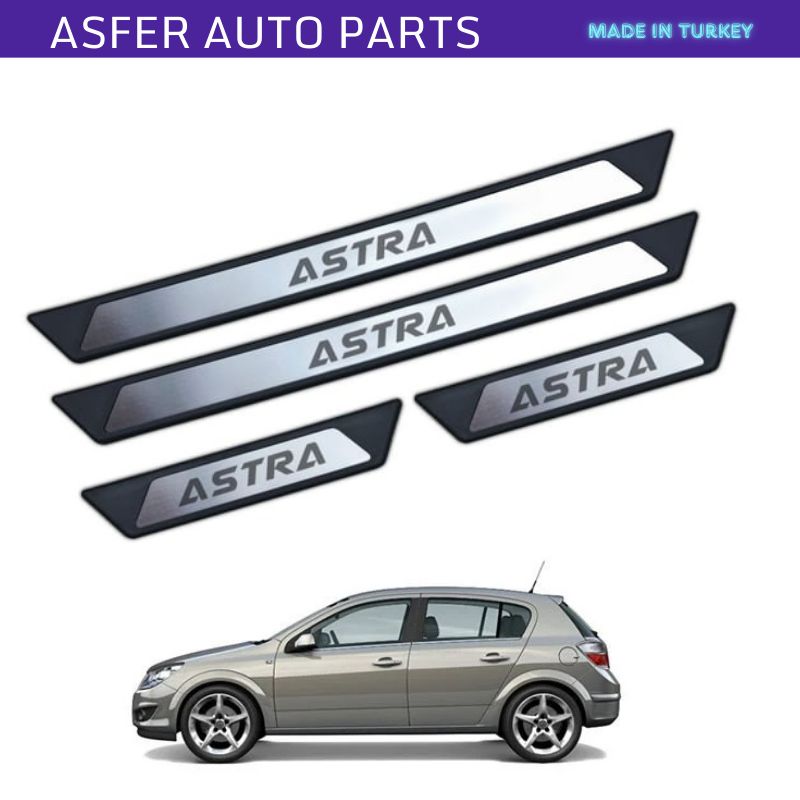 

Chrome strip on the threshold, 4 pcs, stainless steel for Astra H 2004-2013