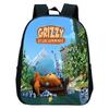 Sonnenlicht Grizzlybär Kindergartenrucksack Grizzy und die Lemminge Schultasche Kinder Cartoon Rucksack Kinder Buchtasche Geschenke