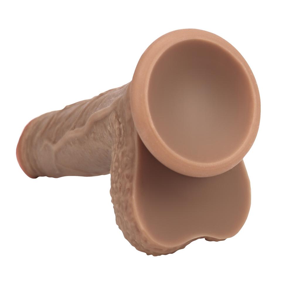 MoDi Realistischer Dildo Stretch Thrust G-Punkt Klitoris Anal Riesiger Penis Erwachsene Sexspielzeug für Frauen Paar Flirtwerkzeug