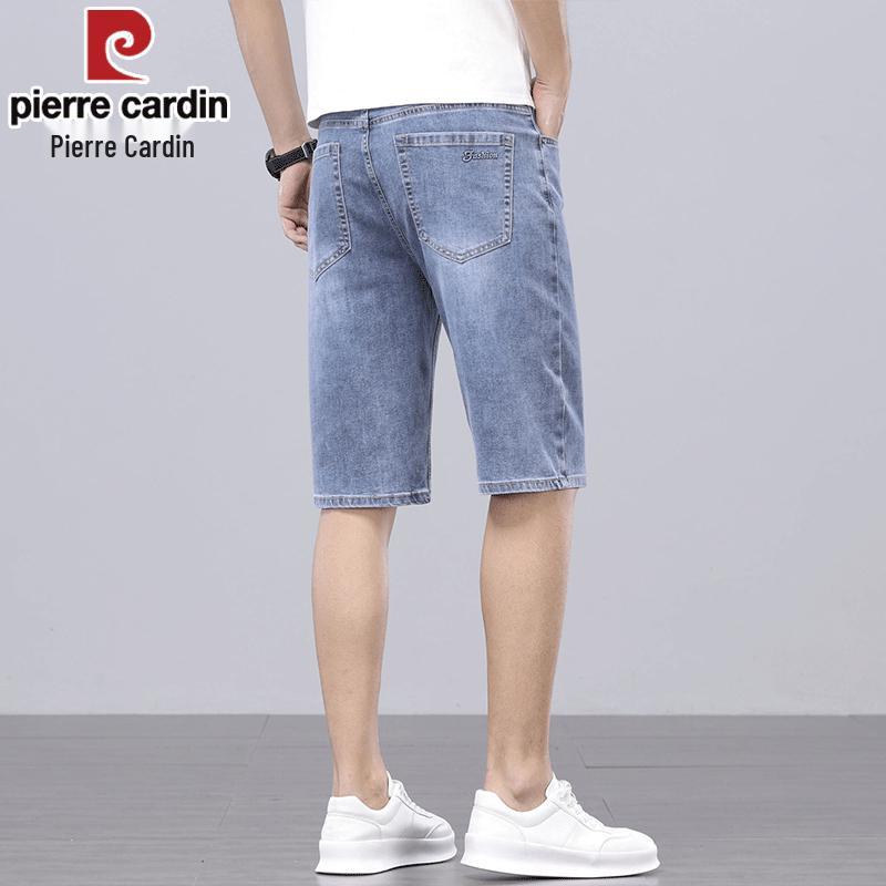 Pierre Cardin Men's Straight-Fit Denim Shorts