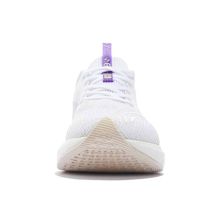 Li Ning Red Rabbit 5 Pro Reflective Breathable Rebound Low Top Running Shoes Women Sneaker White Purple ARMS004-14