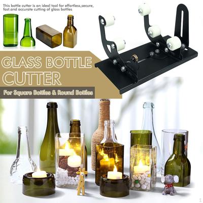 Glass Bottle Cutter Stainless Steel User Friendly Adjustable Versatile Cutting Machine for