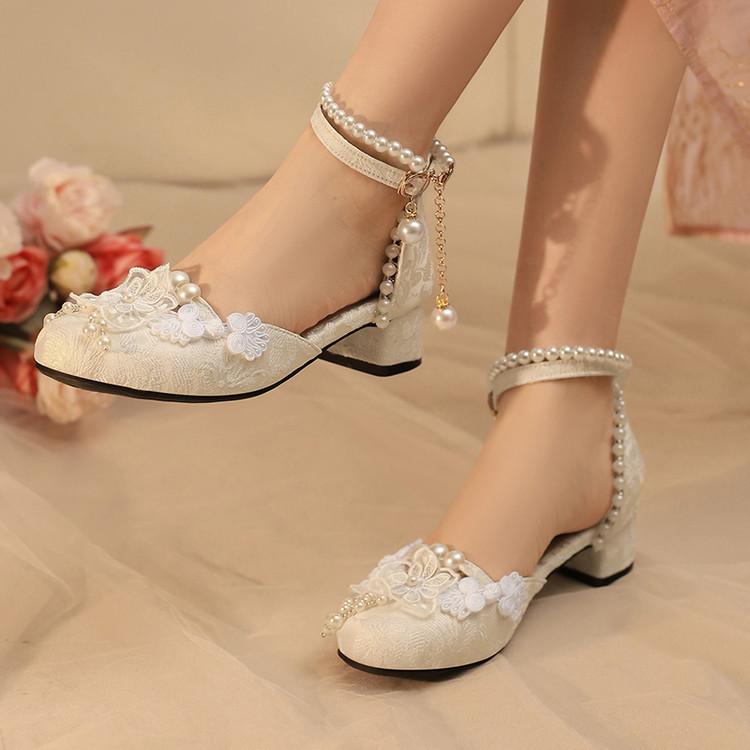 Fashion Beige High Heels Women Shoes Orange Sandals Ladies Branded Pumps Mary Jane Roman Style 12cm White Casual African Straps Summer F