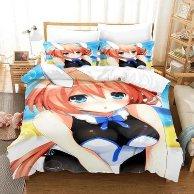 Kannuki Natsume Bedding Set Single Twin Full Queen King Size Bed Set Adult Kid Bedroom Duvet Cover Sets 3D  Bed Sheet Set