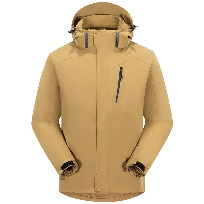 Down Jacket Couple Style Three-in-one Winter New White Duck Down 85 Down Clean Surface Warm Down Jacket Thick Jacket