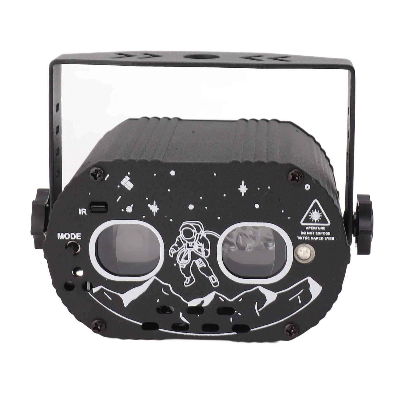 

Сценический лазерный свет Мини DJ Lights Звуковая активация Пульт дистанционного управления Стробоскопический свет для рождественского караоке