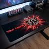 Tappetino per Mouse Grande Personalizzato Calcio Bayer Leverkusen, Stampa Testo Nome Personalizzato, Tappetino da Scrivania Antiscivolo con Logo Calcio, Regalo per Gamer