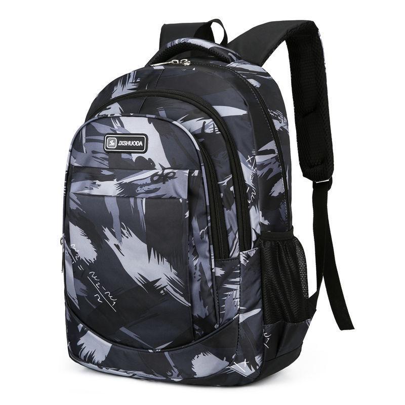 Printed Travel Leisure Backpack Wear Resistant Schoolbag Student
