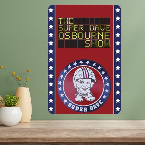 

Super Dave Osbourne Show Classic TV Metal Poster Sign 20x30cm（7.8x11.8inch）