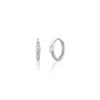 Lunne 14K Oval Stone Point One-Touch Ring Earrings (14K Gold) #Lfe26