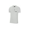 T-Shirts Herren Grau Rundhals Mäßig Gerader Schnitt CJ4324-028