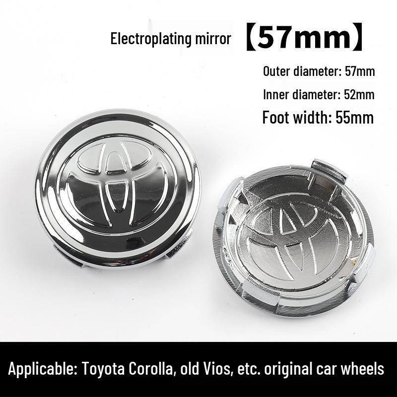 Enjoliveurs de roue compatibles pour Toyota: Corolla, Highlander, Camry, Yaris, Reiz, RAV4, Vios