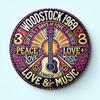 Retro Woodstock 1969 Music Wall Decor Tin Sign Metal Art 8x8 Inch Bar Cave Garage Decor