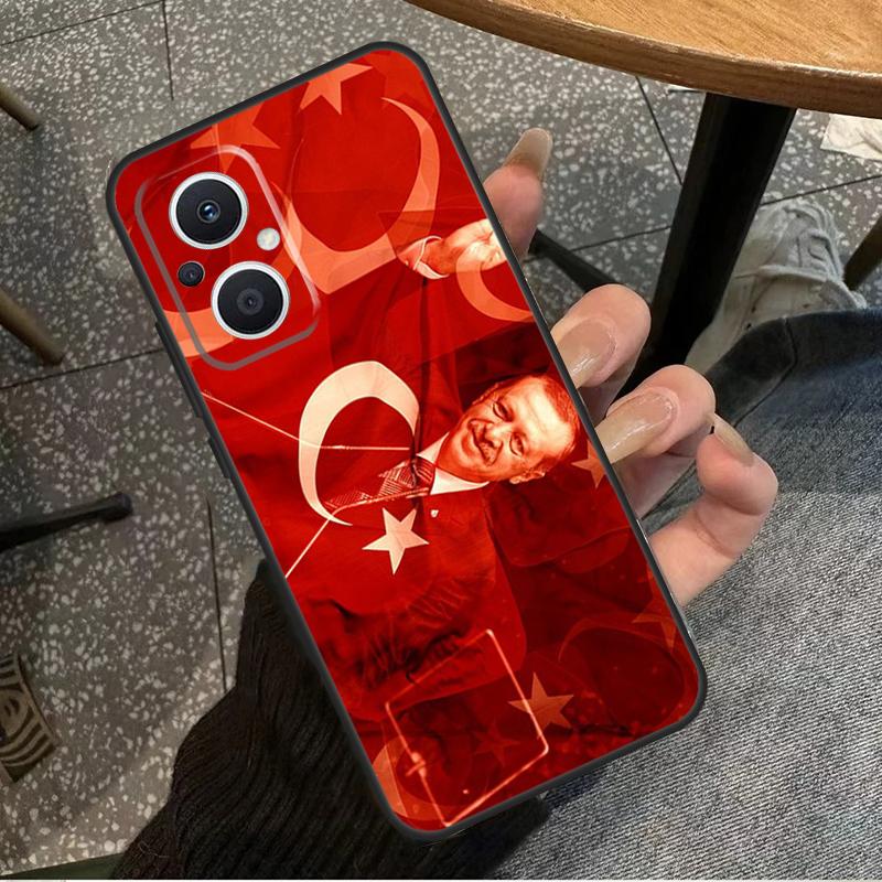 Turkey Recep Tayyip Erdogan For OPPO Reno 11F 12F 13F 14F 8T 10 11 12 13 14 Pro 8 7 Lite OPPO Find X8 X6 X5 X9 Pro Case
