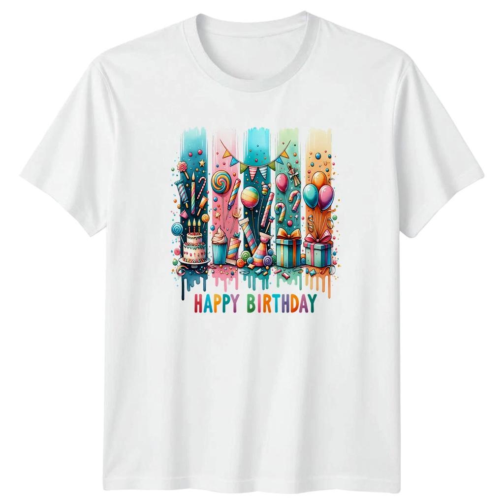Happy Birthday Holidays Celebration Mens T-Shirt Womens Tee Graphic Party
