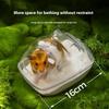 Transparent Hamster Cage External Bathroom Toilet Sandbox Easy To Cleaning Big Space Removable Bath Small Pet Bath Supplies