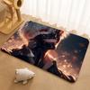 Tokyo Ghoul Floor Mat Floor Mat Soft Flannel Non-Slip Door  Rug for Living Room