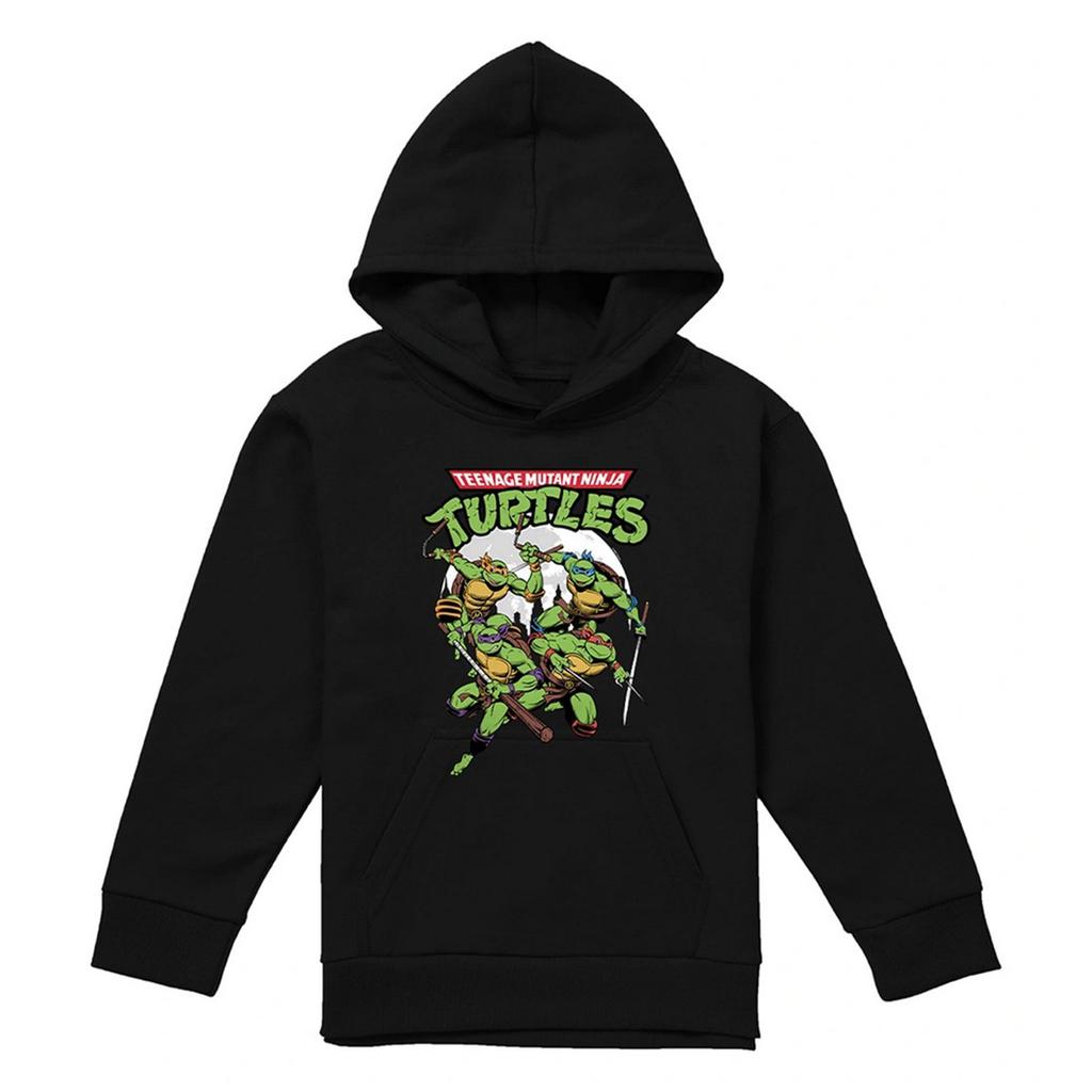 TMNT Childrens/Kids Midnight Group Pullover Hoodie