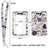 Love Purple ID Lanyard Cute Multi-purpose Key Lanyard